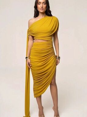 JLUXLABEL Aris Cutout Midi Dress